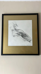 Nude Male Bum, Ben Dray Original,Signed Drawing 69cmx68cm