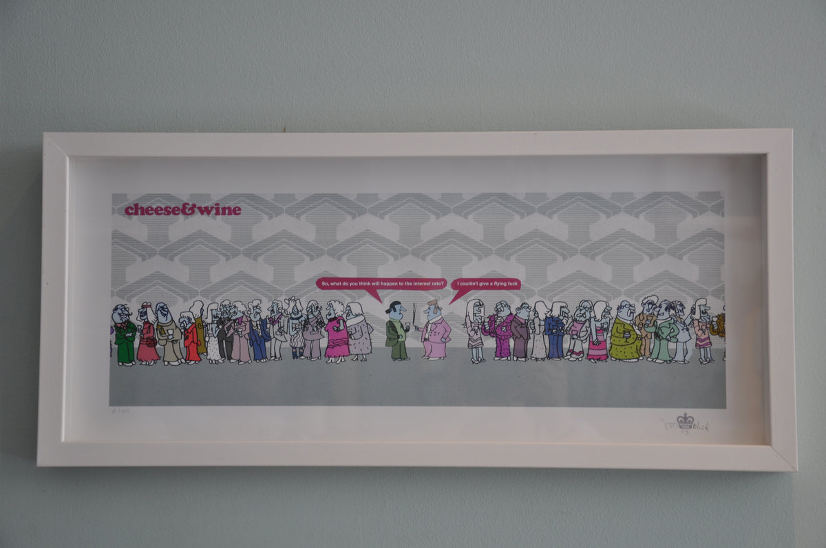 Modern Toss Signed 60cmWx27cmH