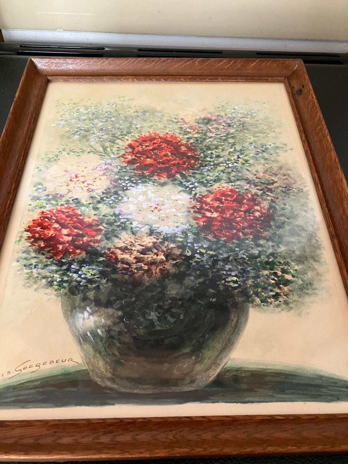 Louis Goegebeur, 1940's Watercolour 30cmWx40cmH