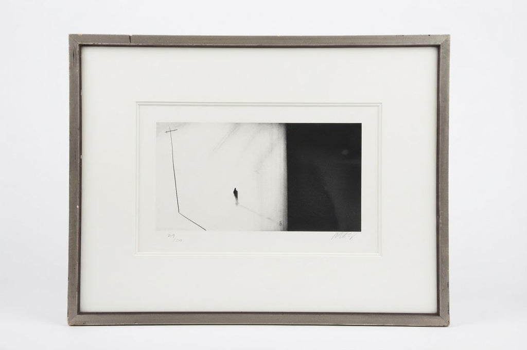 Mackenzie Thorpe (b. 1956) — signed limited edition print, monochrome 65cmWx50cmH
