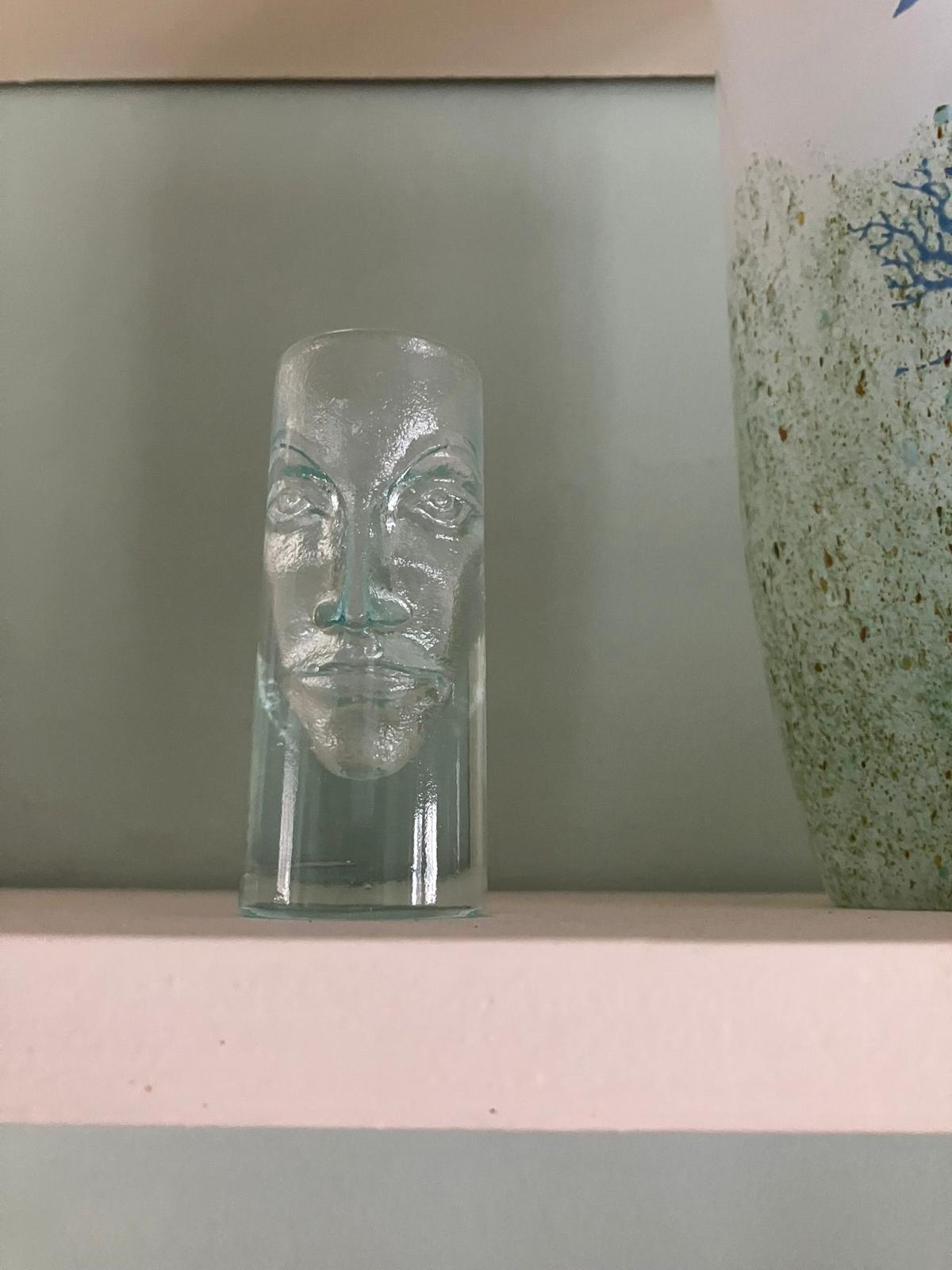 Peter Borkovics Face Shot glass