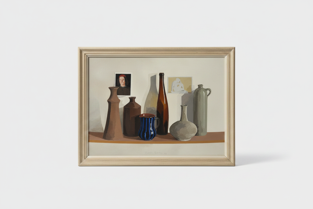 Russell Dory 1mWx90cmH stunning Original still life
