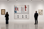 Artwork as the standout centrepiece on a gallery wall