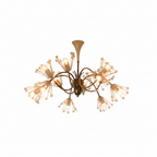 Chandelier - White Background All Lights On