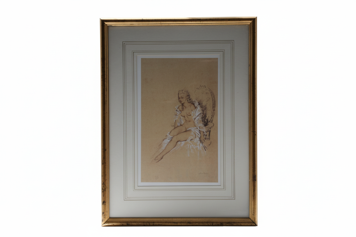 Framed artwork with background removed